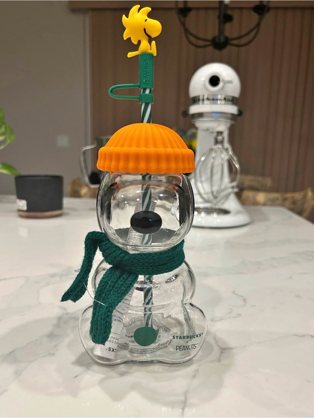 Snoopy glass cup